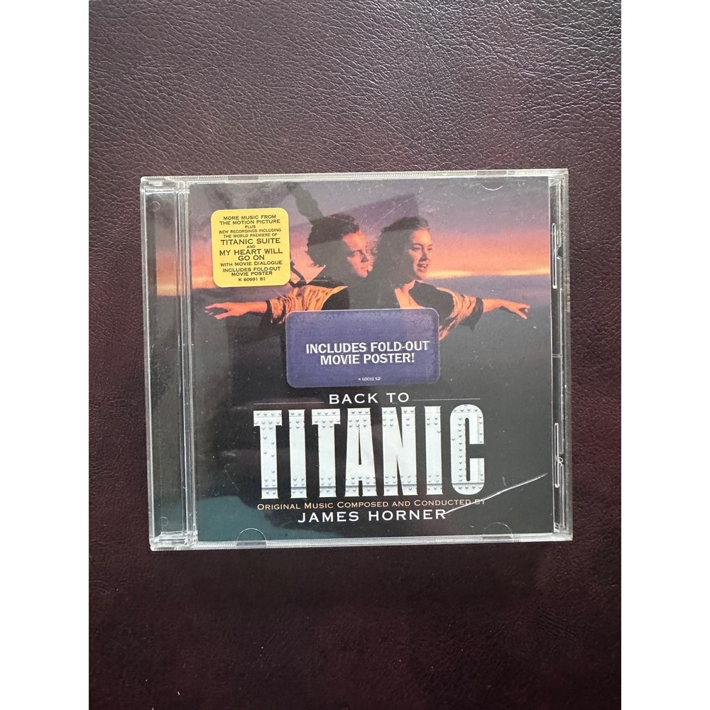 Back to Titanic Soundtrack CD James Horner Celine Dion 1998